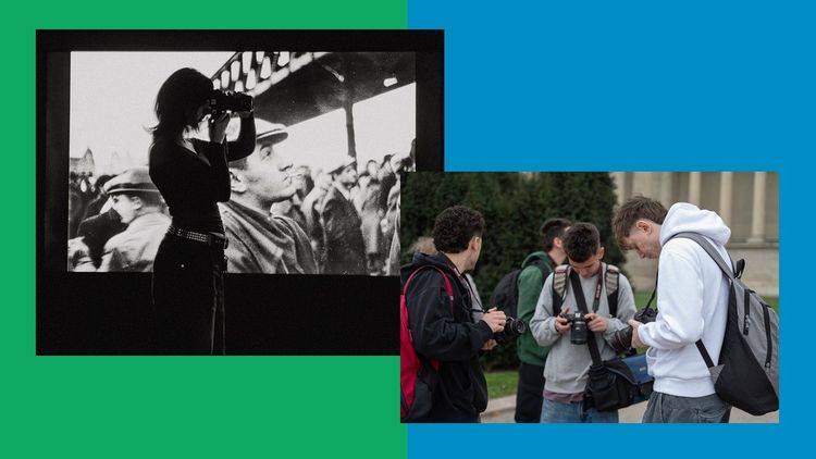 Fotográfus tanulók Budapesten