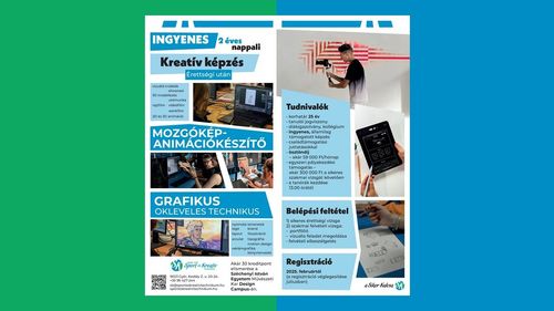 Kétéves kreatív képzés